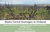 Biotic Forest Damages in Finland - UEF