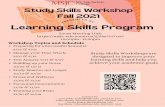 MSJC Study Skills Workshop Fall 2021