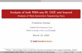 Analysis of bulk RNA-seq III: DGE and beyond - Analysis of ...
