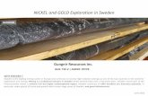 NICKEL and GOLD Exploration in Sweden