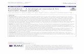Protoblock - A biological standard for formalin fixed samples