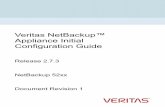 VeritasNetBackup™ ApplianceInitial ConfigurationGuide
