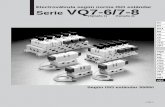Electroválvula según norma ISO estándar Serie VQ7-6/7-8