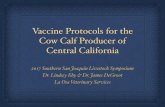 Vaccine Protocols for the Cow Calf Producer of Central ...