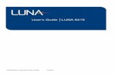 User’s Guide LUNA 6415