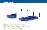 NTC-790 NTC-990 HSPA Cellular Routers Quick Start Guide