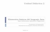 Unidad Didáctica 2 - Departamento de Lenguajes y Sistemas ...