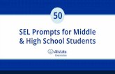 & High School Students SEL Prompts for Middle 50