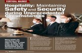 VERTICAL MARKET Hospitality: Maintaining Safety and Security