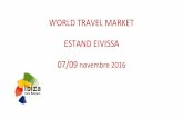 WORLD TRAVEL MARKET ESTAND EIVISSA 07/09 novembre 2016