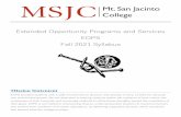 MSJC EOPS Syllabus
