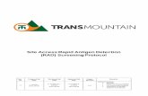 Trans Mountain Site Access Rapid Test Screening Protocol