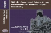 th 1 Paediatric Pathology Society