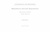 Hamilton-Jacobi Equations