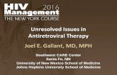 Unresolved Issues in Antiretroviral Therapy Joel E ...
