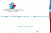 Indigenous Perspectives on Patient Safety
