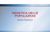 GENETICA DELLE POPOLAZIONI