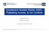 Incoherent Scatter Radar (ISR), Pulsating Aurora, & Ion ...