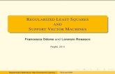 Regularized Least Squares and Support Vector Machines