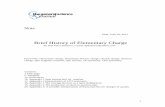 Brief History of Elementary Charge - gsjournal.net