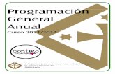 Programación General Anual - OCD Burgos