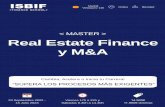 < MASTER > Real Estate Finance y M&A