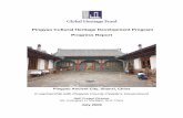 Pingyao Cultural Heritage Development Program Progress Report