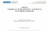 2015 OBDCERTIFICATION WORKSHOP