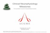 Clinical Neurophysiology Milestones