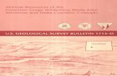 Mineral Resources of the Gunnison Gorge Wilderness Study ...