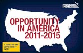 OPPORTUNITY IN AMERICA 2011-2015