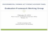 Evaluation Framework Working Group - California