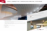 USG Ceiling Solutions USG LIBRETTO GRIDLESS METAL SYSTEM