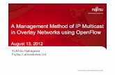 A Management Method of IP Multicast in Overlay Networks ...
