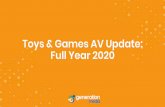 Toys & Games AV Update: Full Year 2020 - Generation Media