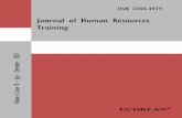 Journal of Human Resources Training - ECORFAN