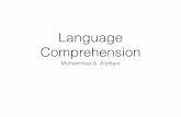Language Comprehension Isolated and Continuous Speech ...