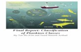 Final Report: Classification of Plankton Classes