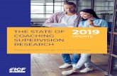 THE STATE OF 2019 COACHING UPDATE SUPERVISION RESEARCH