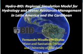 Hydro-BID: Regional Simulation Model for Hydrology and ...