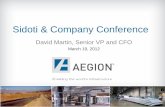 Sidoti & Company Conference - Aegion