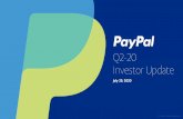 PayPal Q2-20 Investor Update
