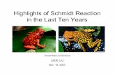 Highlights of Schmidt Reaction in the Last Ten Years