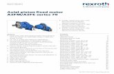 Axial piston fixed motor A2FM/A2FE series 70