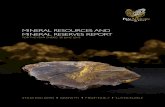 MINERAL RESOURCES AND MINERAL RESERVES REPORT
