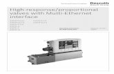 High-response/proportional valves with Multi-Ethernet ...