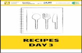 DAY 3 RECIPES - Healthy Work