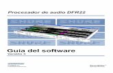 Shure DFR22 Software User Guide (Spanish)