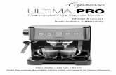 Programmable Pump Espresso Machine