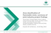 Area classification of flammable mists: summary of joint ...